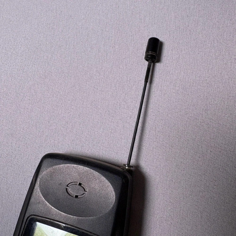 Untested Vintage Audiovox AirTouch Cellular Phone Black Retro Brick Phone Prop
